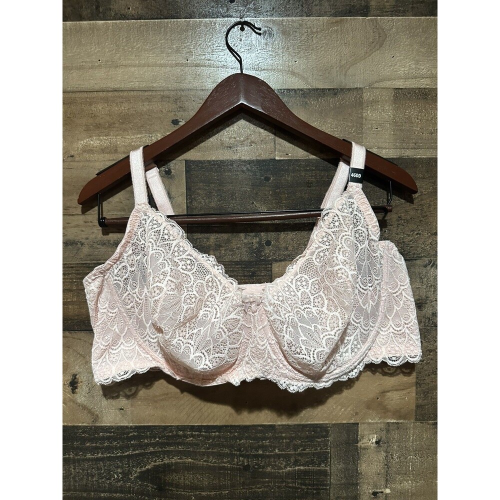 Torrid NWT 46DD Light Pink Bra Unlined Balconette